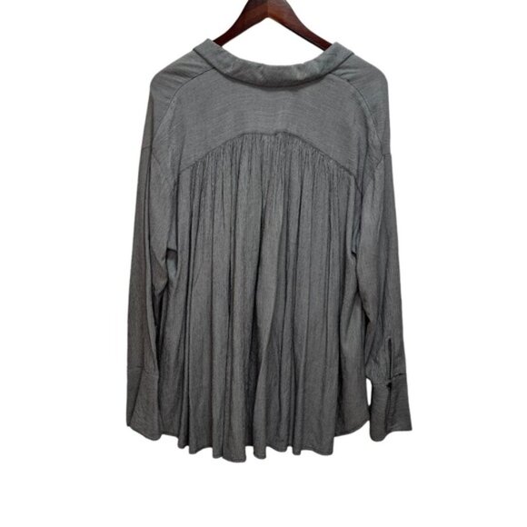 Free People Magic Breeze Shirt Size XS Oversized - Picture 4 of 12